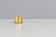 Todd Reed ring in 18 karat yellow gold with cognac diamonds 0.72ct